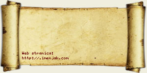 Kristina Stanojčić vizit kartica